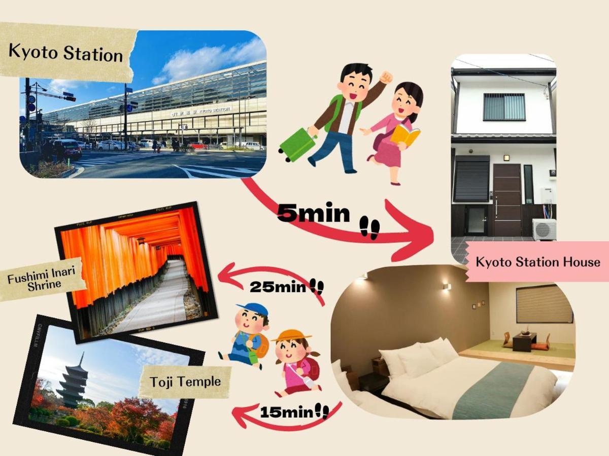 Kyoto Station House Villa ภายนอก รูปภาพ